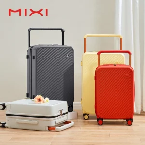 Mixi Gorgeous Wide Handle Suitcase 24" Travel Luggage Rolling Wheels 20" Carry On Cabin