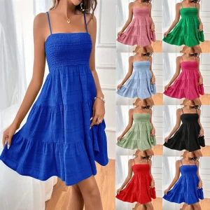 Tiered Swing Mini Dress